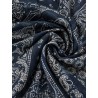 Écharpe femme bleu marine bandana - Louise - 26 Avenue