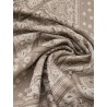 Écharpe beige motif bandana - Louise B - 26 Avenue