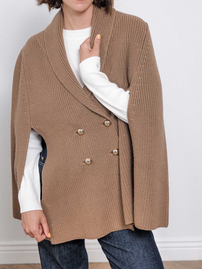 Cape courte en laine - Mxaagenzia - Max Mara