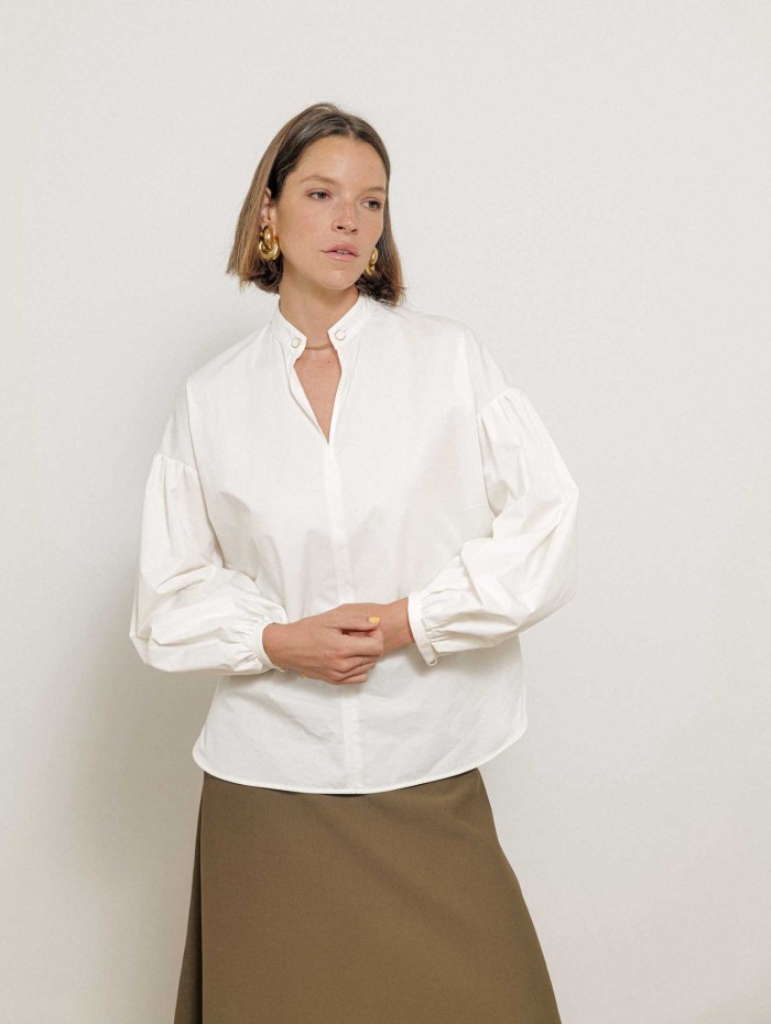 Chemisier en satin de coton - Mstginnasta - Max mara