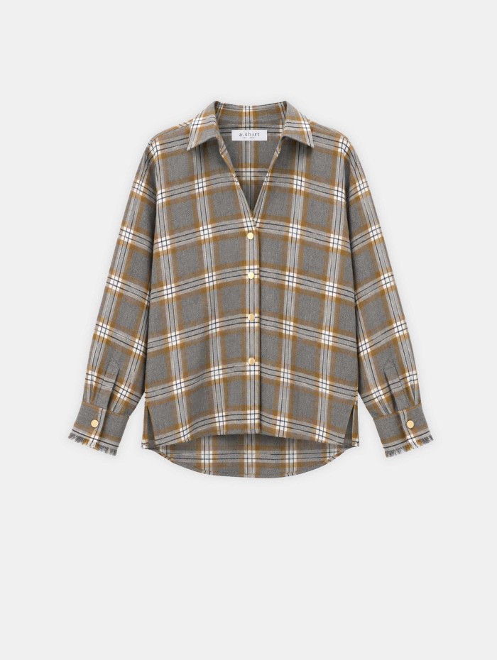 Chemise en laine vierge - Slim - A.shirt