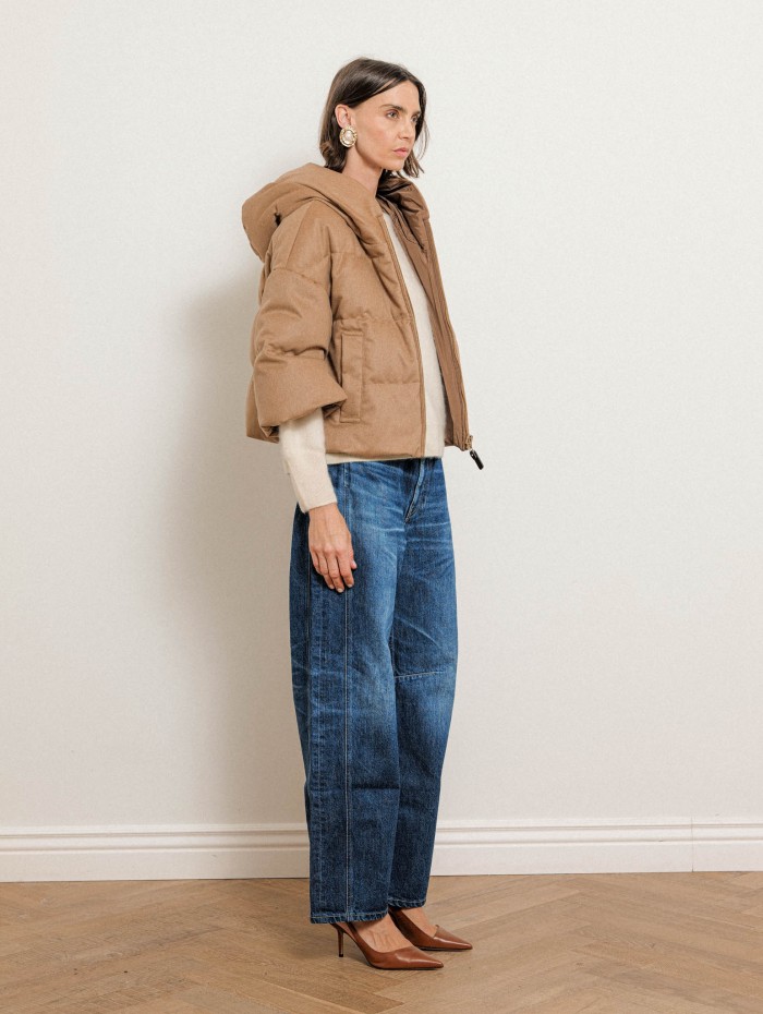 Doudoune réversible en pur chameau - Pam - Max Mara