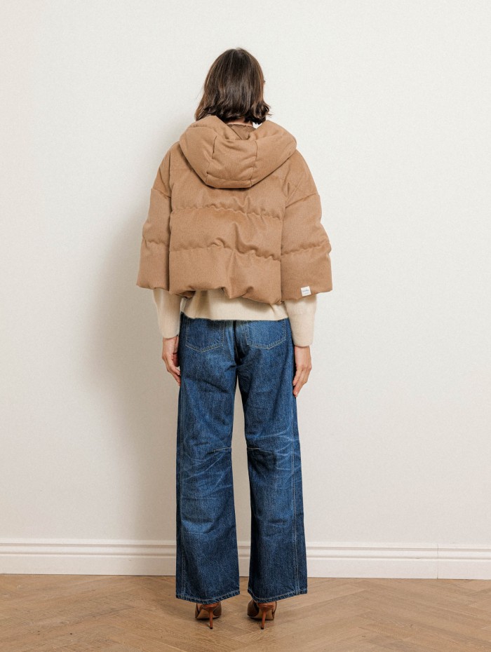 Doudoune réversible en pur chameau - Pam - Max Mara