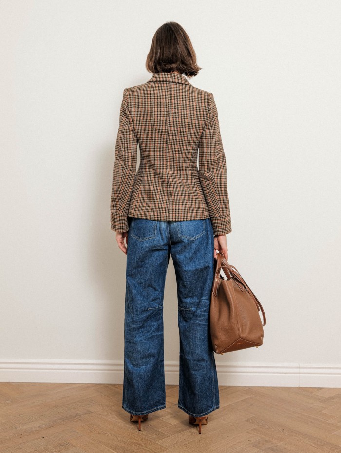 Veste ajustée et évasée en laine - Georges - Ines de la Fressange