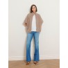 Poncho oversize en alpaga - Beige - Majestic Filatures