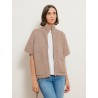 Poncho oversize en alpaga - Beige - Majestic Filatures