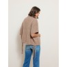 Poncho oversize en alpaga - Beige - Majestic Filatures