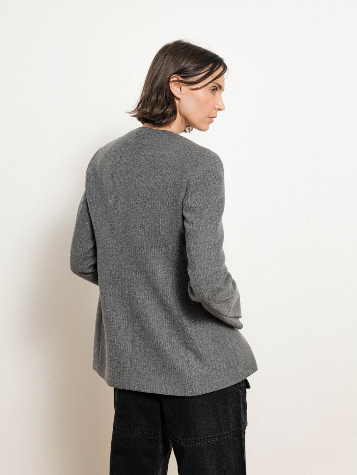 Veste en cachemire bouclé à col rond - Falla  - Max Mara