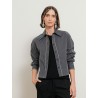 Chemise en coton à passepoil strassé - Magma - Max Mara