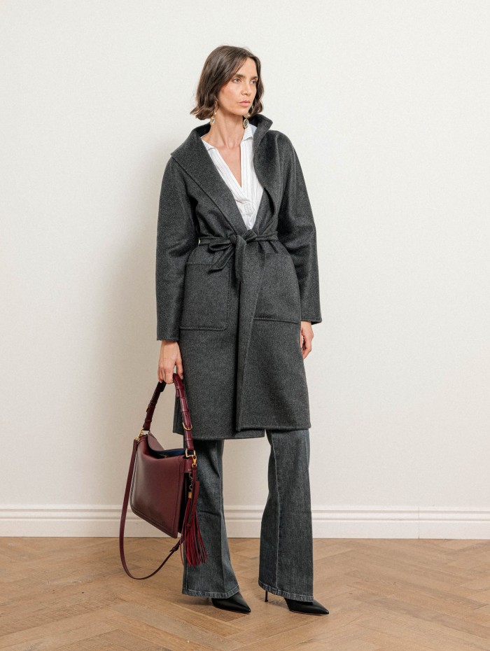 Manteau droit en pur cachemire - Lilia - Max Mara