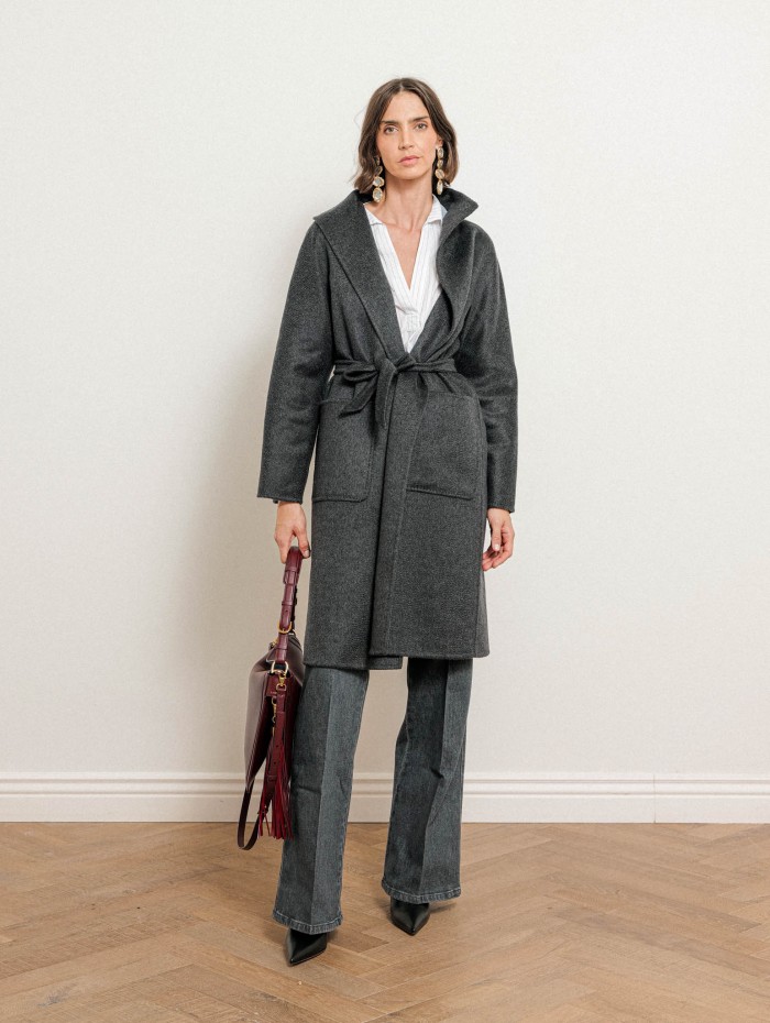 Manteau droit en pur cachemire - Lilia - Max Mara