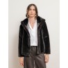Veste en fausse fourrure à col montant - Crea - Max Mara