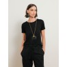 T-shirt manches courtes en cachemire - Majestic Filatures