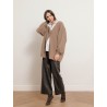 Gilet long moka en raccoon - Gavin - Max et Moi