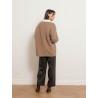 Gilet long moka en raccoon - Gavin - Max et Moi
