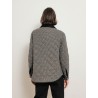 Veste matelassée bi-matière à coupe droite - Milady - Ines de la Fressange