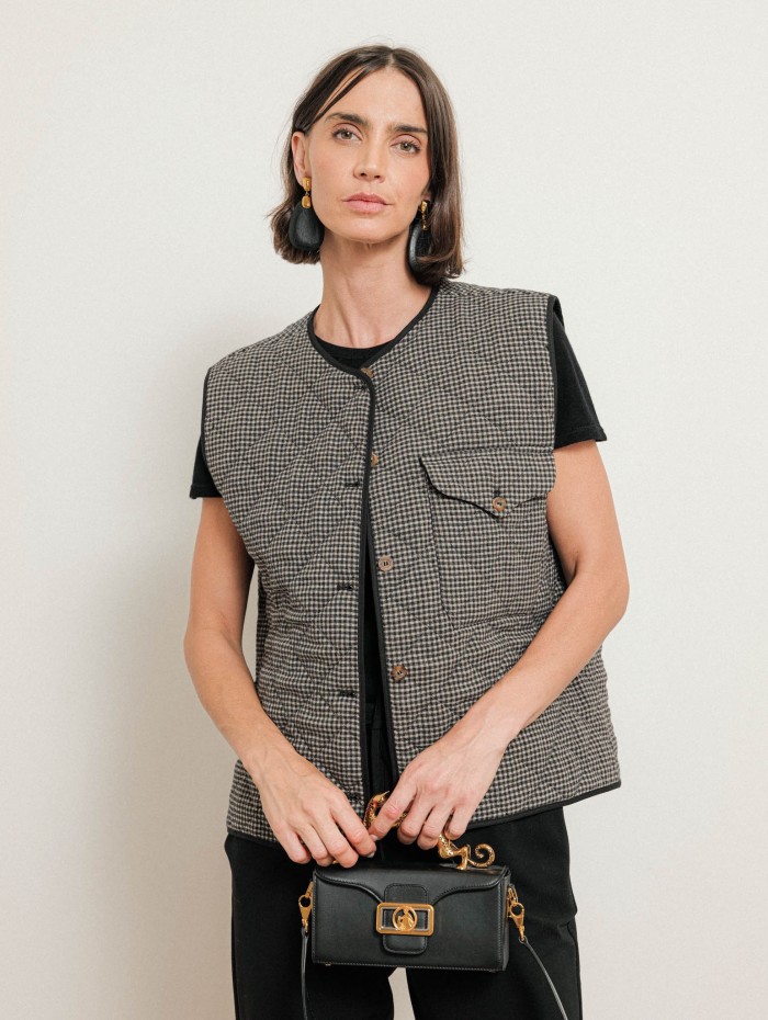 Gilet matelassé sans manches - Winter outerwear - Ines de la Fressange