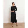 Robe longue évasée en viscose - Alberta - Ines de la Fressange