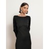 Robe longue évasée en viscose - Alberta - Ines de la Fressange