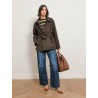 Trench court ceinturé kaki - Tess - Ines de la Fressange