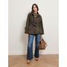 Trench court ceinturé kaki - Tess - Ines de la Fressange