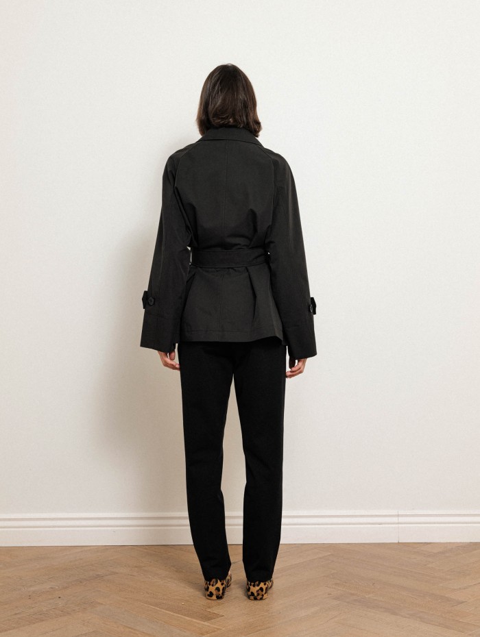 Trench court en coton à coupe droite - Tess - Ines de la Fressange