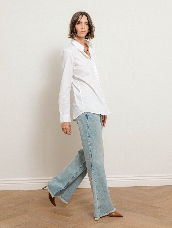 Chemise blanche femme Martin | Ines de la Fressange