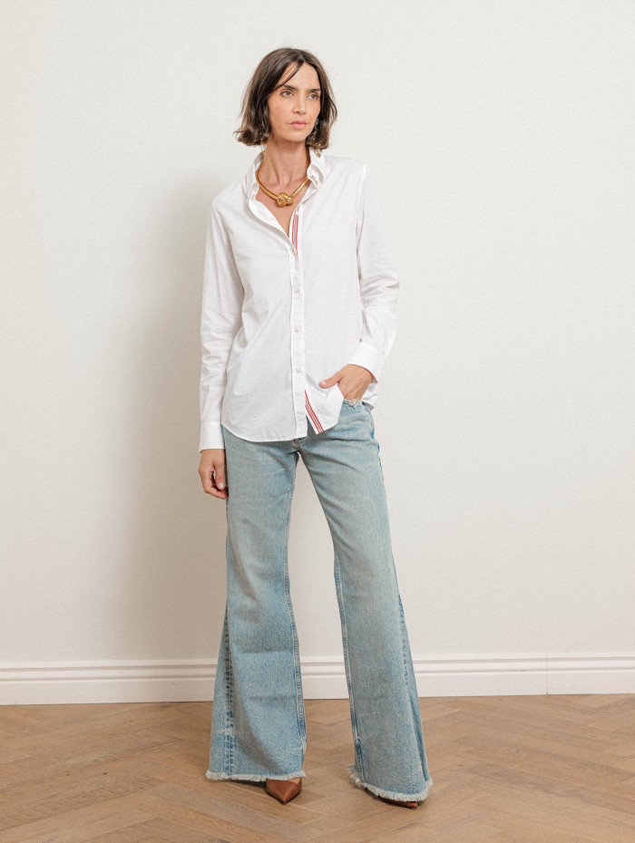 Chemise blanche femme Martin | Ines de la Fressange