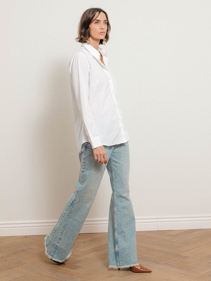Chemise blanche femme Martin | Ines de la Fressange