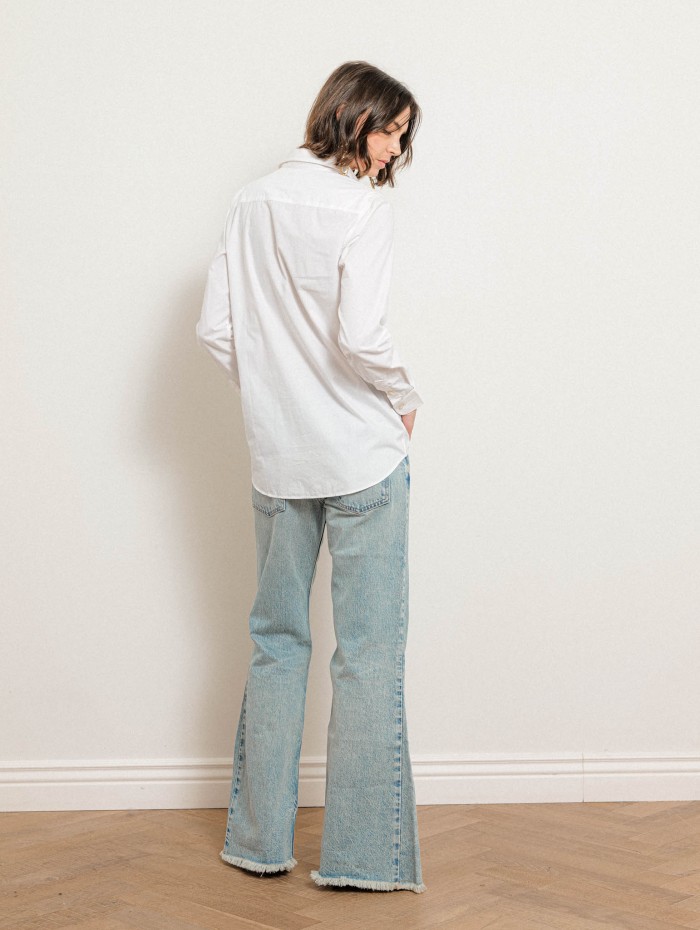 Chemise blanche femme Martin | Ines de la Fressange