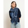 Écharpe femme bleu marine bandana - Louise - 26 Avenue