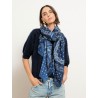 Écharpe femme bleu marine bandana - Louise - 26 Avenue