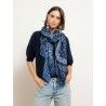 Écharpe femme bleu marine bandana - Louise - 26 Avenue