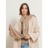 Écharpe beige motif bandana - Louise B - 26 Avenue