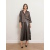 Chemise marron ample en coton - Tess - Andrea Lev