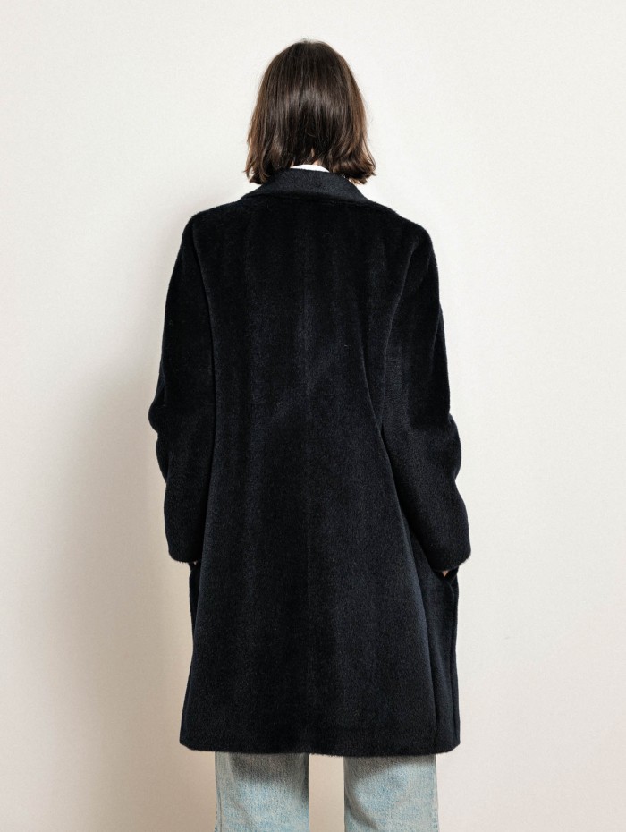 Manteau mi-long en laine et alpaga - Roseto - Max Mara
