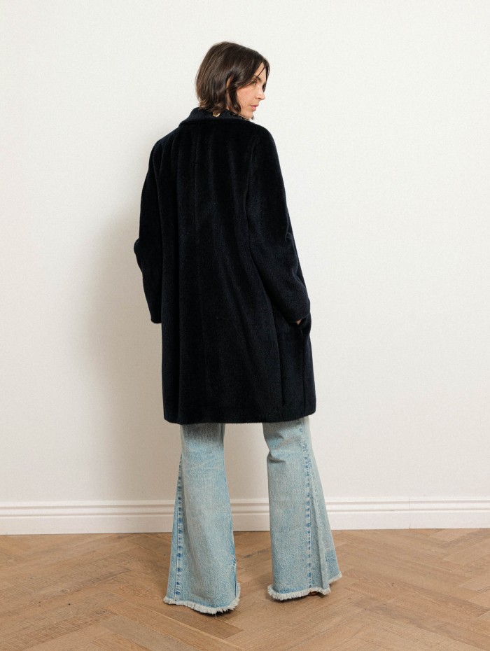 Manteau mi-long en laine et alpaga - Roseto - Max Mara