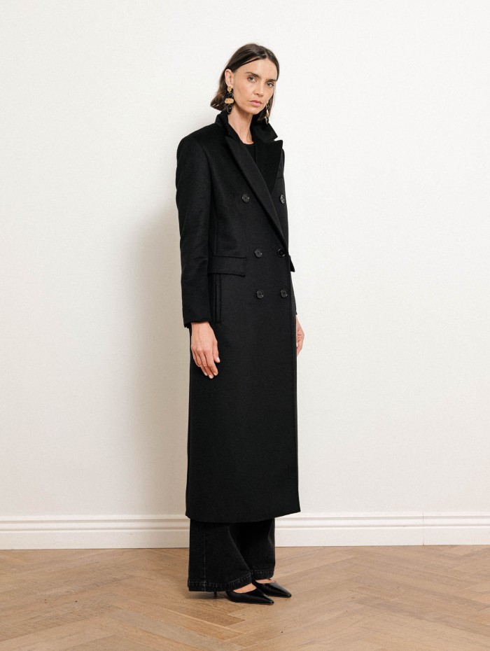 Manteau à double boutonnage en laine - Msteffige - Max Mara