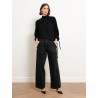 Pull col roulé en laine mérinos - Noir - Majestic Filatures