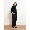 Pull col roulé en laine mérinos - Noir - Majestic Filatures