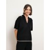 Pull manches courtes à liserés contrastants - Oncia - Max Mara