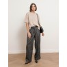 Pantalon noir à motif chevrons - Natale - Max Mara