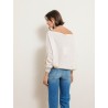 Pull écru col bateau avec tour de cou - Maglia - Stella Jean