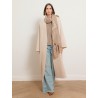 Manteau long en laine et cachemire - Beige - N.8