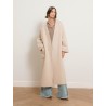 Manteau long en laine et cachemire - Beige - N.8
