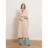 Manteau long en laine et cachemire - Beige - N.8