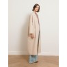 Manteau long en laine et cachemire - Beige - N.8