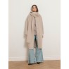Manteau droit en laine vierge avec écharpe - Melodia  - Max Mara