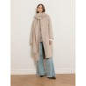 Manteau droit en laine vierge avec écharpe - Melodia  - Max Mara