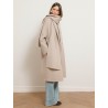 Manteau droit en laine vierge avec écharpe - Melodia  - Max Mara